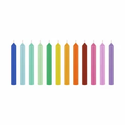 Kinder|Kerzen>REMEMBER Geburtstagskerzen-Set 'Candy', 12er-Set