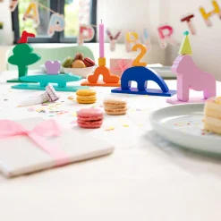 Kinder|Kerzenhalter>REMEMBER Geburtstagszug 'Animals'