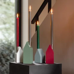 Kerzenhalter>REMEMBER Kerzenhäuser, 4er-Set