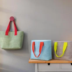 Taschen|Taschen>REMEMBER Korbtasche 'Pale blue'