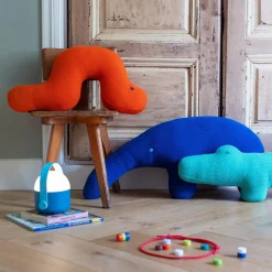 Kinder|Kissen & Decken>REMEMBER Kuschelkissen 'Kroko Karl'