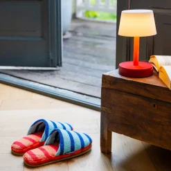 Textilien>REMEMBER Slipper 'Mello' blue, Gr. 35-39