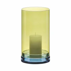 Kerzenhalter>REMEMBER Windlicht groß 'Lucius' lime